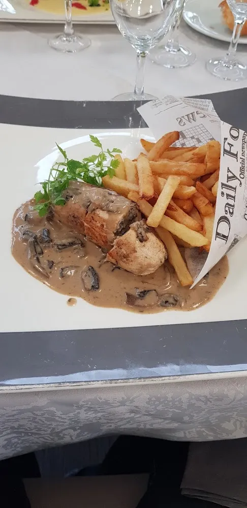 Roulé de Boeuf Farci Au Morilles